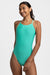 Gavin 2 Swim Onesie - Seafoam Contrast