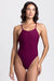 Perry Swim Onesie - Cabernet