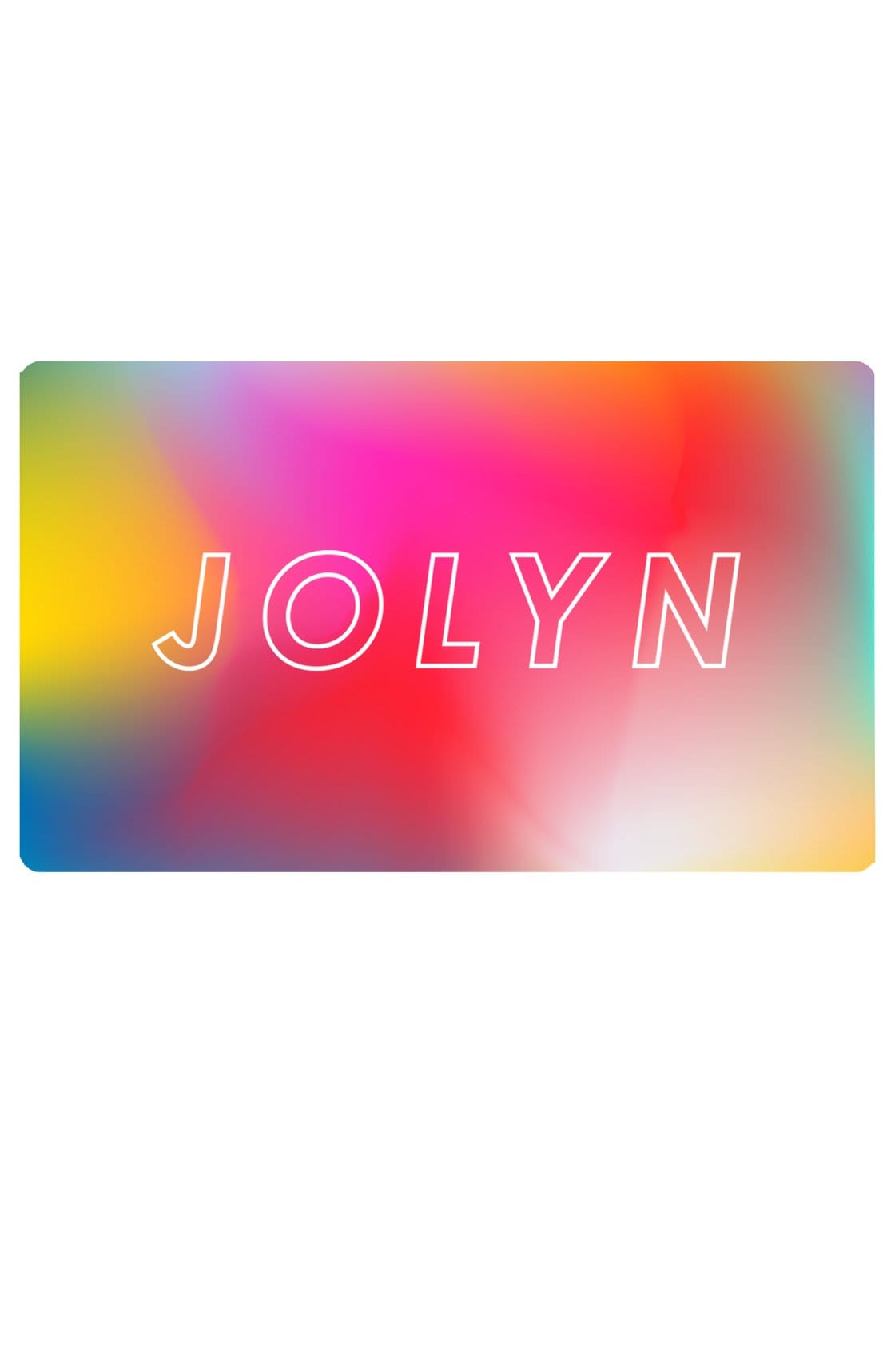 Dárková karta Jolyn
